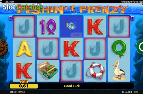 Скрин5. Fishin' Frenzy Fortune Spins слот