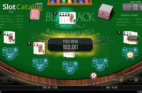 Скрин4. Blackjack (Blueprint) слот