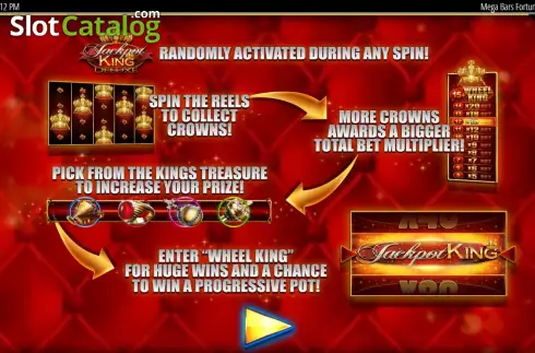Скрин2. Mega Bars Fortune Wheel слот