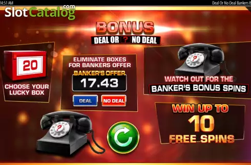 Скрин7. Deal Or No Deal Banker's Bonanza слот