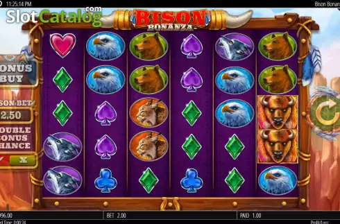 Скрин3. Bison Bonanza слот