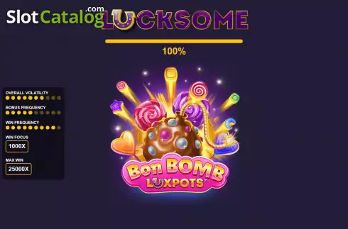 Скрин2. Bon Bomb Luxpots слот