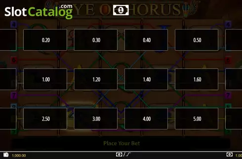 Скрин3. Eye of Horus Fortune Play слот
