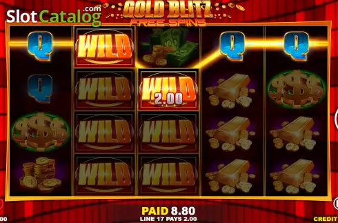 Скрин6. Gold Blitz Free Spins слот