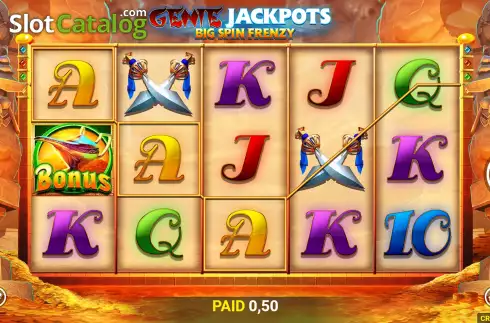Скрин4. Genie Jackpots Big Spin Frenzy слот