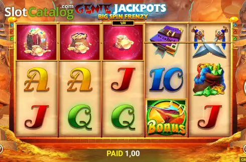 Скрин5. Genie Jackpots Big Spin Frenzy слот