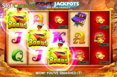 Скрин6. Genie Jackpots Big Spin Frenzy слот