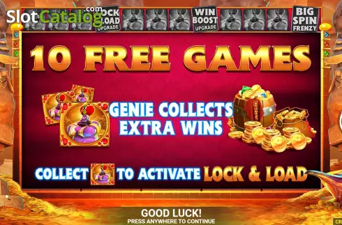 Скрин7. Genie Jackpots Big Spin Frenzy слот