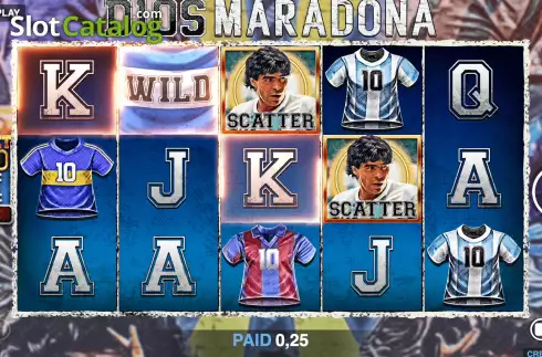 Скрин4. D10S Maradona слот