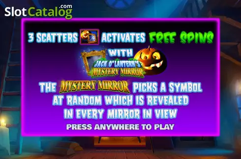 Скрин2. Jack o'Lantern's Mystery Mirrors слот