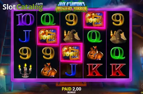 Скрин6. Jack o'Lantern's Mystery Mirrors слот