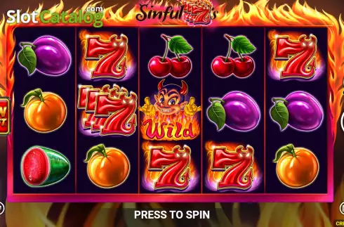Скрин3. Sinful 7s слот