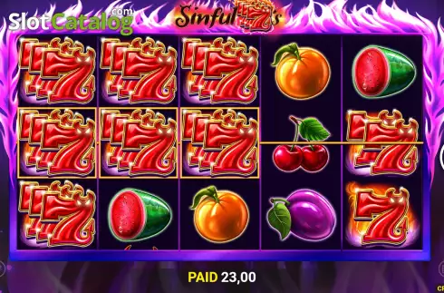 Скрин9. Sinful 7s слот