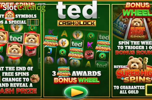 Скрин2. Ted Cash and Lock слот