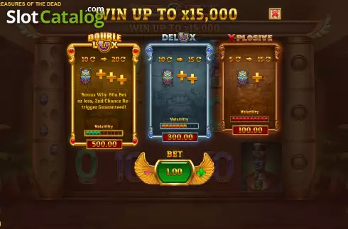 Скрин4. Treasures of the Dead слот
