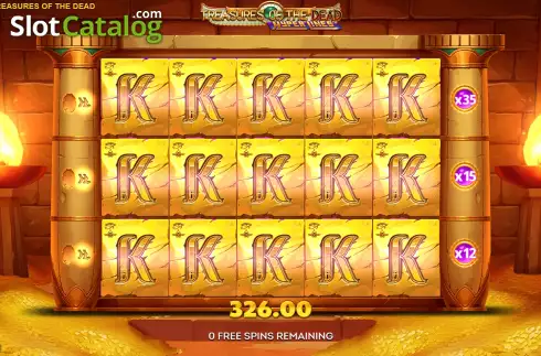 Скрин9. Treasures of the Dead слот