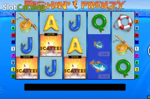 Скрин4. Fishin' Frenzy All Stars слот