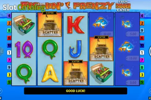 Скрин7. Fishin’ Frenzy Even Bigger Catch слот