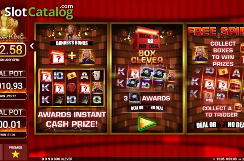 Скрин2. Deal or No Deal Box Clever слот