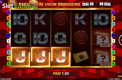 Скрин4. Deal or No Deal Box Clever слот
