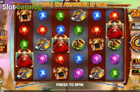 Скрин3. Viking Fury Spinfinity слот