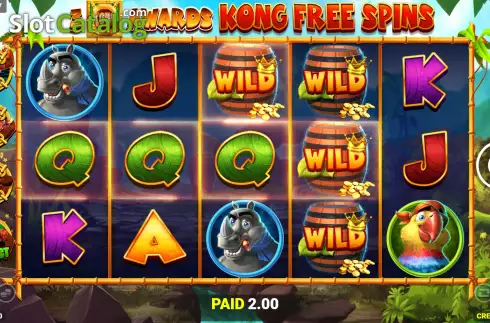 Скрин4. King Kong Cash Go Bananas слот