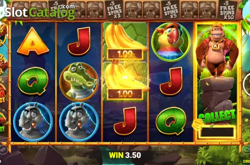 Скрин9. King Kong Cash Go Bananas слот