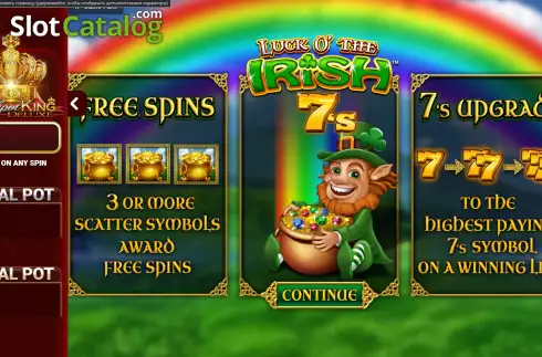 Скрин2. Luck O' The Irish 7's Jackpot King слот