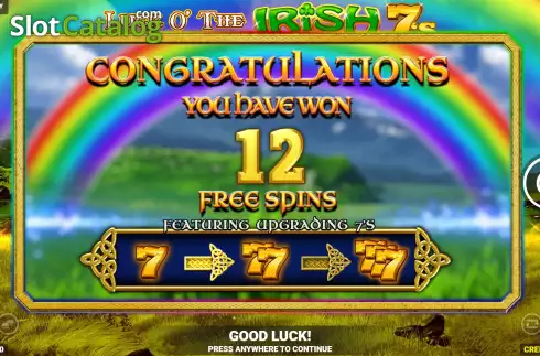 Скрин9. Luck O' The Irish 7's Jackpot King слот