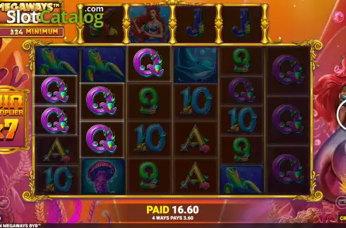 Скрин9. Mermaid Queen Megaways слот
