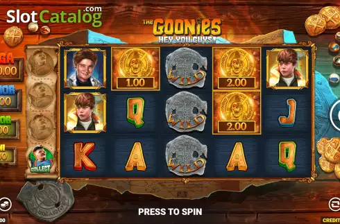 Скрин3. The Goonies Hey You Guys слот