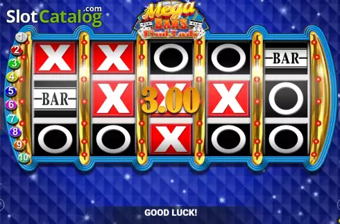 Скрин3. Mega Bars Find The Lady Fortune Play слот