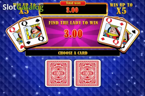 Скрин5. Mega Bars Find The Lady Fortune Play слот