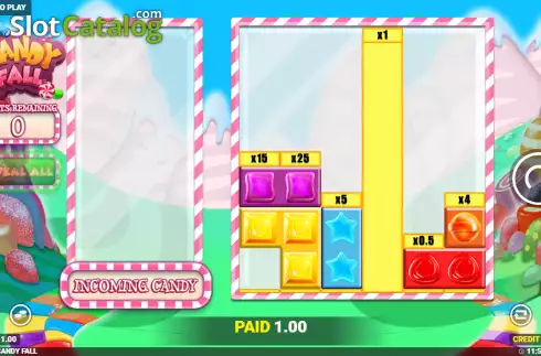 Скрин4. Candy Fall слот