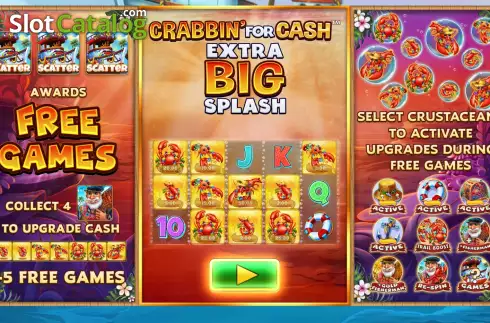 Скрин2. Crabbin For Cash Extra Big Splash слот