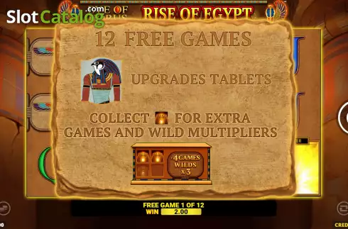 Скрин7. Eye of Horus Rise of Egypt слот