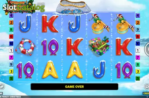 Скрин3. Fishin’ Frenzy Christmas слот