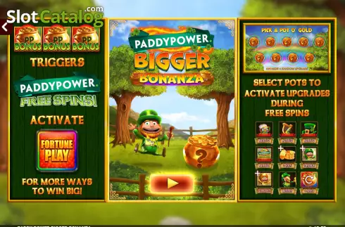 Скрин2. Paddy Power Bigger Bonanza слот