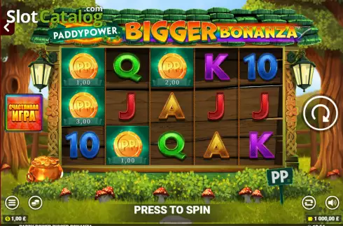 Скрин3. Paddy Power Bigger Bonanza слот