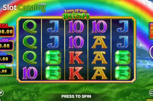 Скрин2. Luck O' The Irish Fortune Play 3 слот