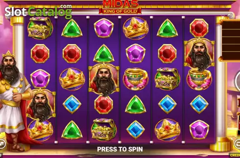 Скрин3. Midas King of Gold слот