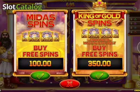 Скрин7. Midas King of Gold слот