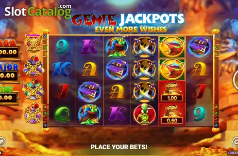 Скрин3. Genie Jackpots Even More Wishes слот