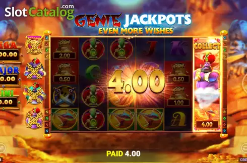 Скрин4. Genie Jackpots Even More Wishes слот