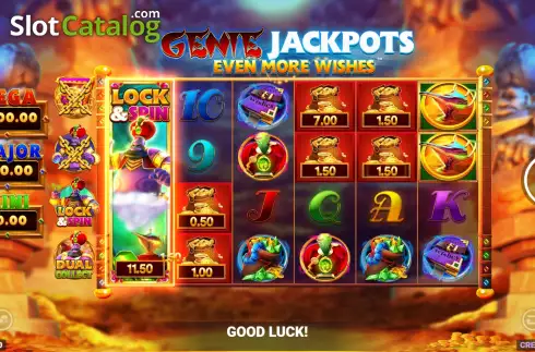 Скрин6. Genie Jackpots Even More Wishes слот