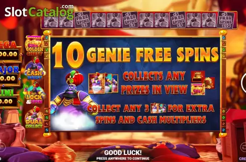 Скрин9. Genie Jackpots Even More Wishes слот