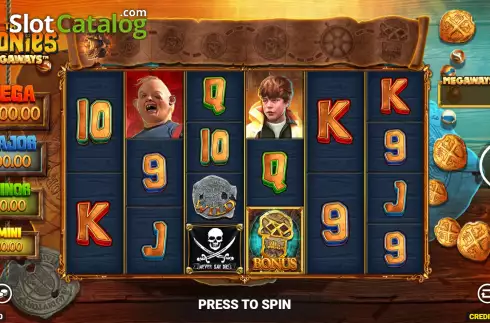 Скрин3. The Goonies Megaways слот