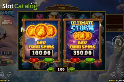 Скрин6. Eagle Storm слот
