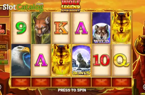 Скрин2. Wolf Legend Spin Boost слот