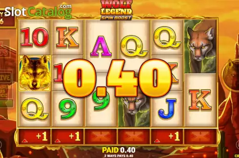 Скрин3. Wolf Legend Spin Boost слот
